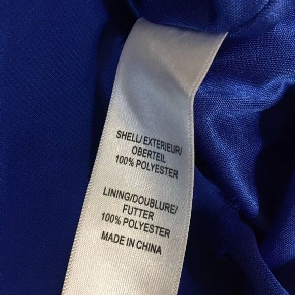 Aidan Mattox size 0 retro blue sequin dress - Picture 7 of 7